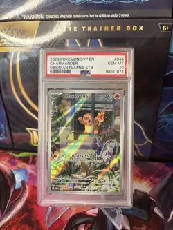 Pokemon Charmander Obsidian Flames ETB Promo SVP EN 044 PSA 10 Gem Mint - Image 1