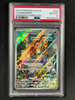 Charmander 044 - Pokemon Obsidian Flames ETB Promo - PSA 10 Gem Mint - Image 3