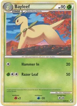 Pokemon Call Of Legends Bayleef 40/95 Uncommon Card - Image 1