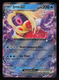 Jynx ex - 124/165 SV: Scarlet & Violet 151 Double Rare Pokemon TCG Card NM - Image 1