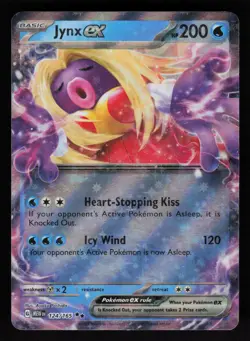 Jynx ex - 124/165 SV: Scarlet & Violet 151 Double Rare Pokemon TCG Card NM - Image 1