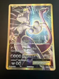 Mewtwo Ex 103/108 Full Art Ultra Rare Holo 2016 XY Evolutions Pokemon Card - Image 1
