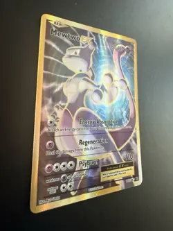 Mewtwo Ex 103/108 Full Art Ultra Rare Holo 2016 XY Evolutions Pokemon Card - Image 3