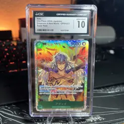 One Piece 2024 Japanese OP09-023 Super Rare Adio Emperors in New World CGC 10 - Image 1
