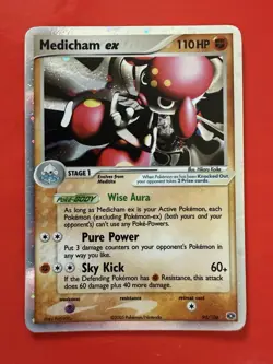 Pokemon TCG Medicham EX Emerald Holo Card 95/106 Rare EX - Image 1