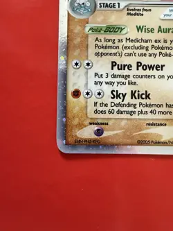 Pokemon TCG Medicham EX Emerald Holo Card 95/106 Rare EX - Image 2