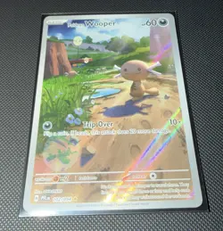 Pokemon TCG Paldean Wooper 102/094 Phantasmal Flames IR Illustration Rare Card - Image 1