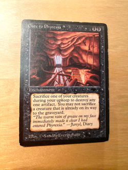 MTG Gate to Phyrexia Artifact Antiquities PL No.1 - Image 1