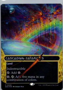 Cascading Cataracts (0005)(Borderless) 5 Edge of Eternities: Stellar Sights FOIL - Image 1