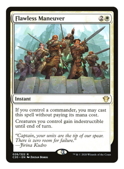MTG - 1 x Flawless Maneuver - Rare Instant - Commander 2020 (C20) - M/NM - Image 1