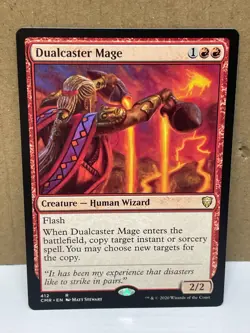 x1 Dualcaster Mage R MTG Commander 2021 M/NM, English - Image 1