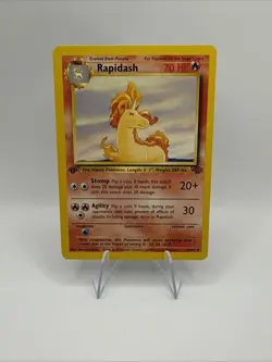 Rapidash 44/64 Uncommon Jungle 1st Edition Non Holo Pokemon Card WOTC - Image 1
