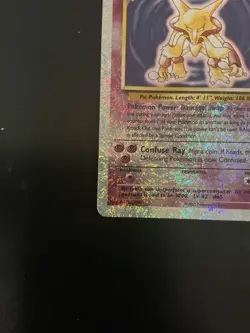 Pokemon Alakazam Legendary Collection Reverse Holo #1/110 2002 - Image 3
