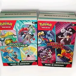 Pokemon TCG Booster Box Bundle Journey Together & Destined Rivals English Sealed - Image 1
