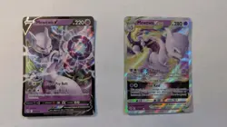 Lot Of 2 - Pokemon SWSH Pokemon GO Mewtwo V 030/078 & Mewtwo VSTAR 031/078 NM - Image 1