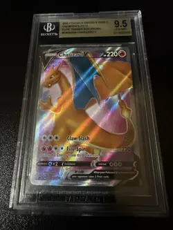 Charizard SWSH050 Champions Path Promo BGS 9.5 MINT Pokemon Card - Image 1