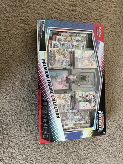 Pokemon TCG Scarlet & Violet Prismatic Evolutions Premium Figure Collection Box - Image 1