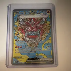 Pokemon Hearthflame Mask Ogerpon EX 148/131 Prismatic Evolutions Holo 210HP SIR - Image 1
