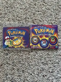 Pokemon Battling Coin Game - 74 Geodude - 99 Kingler - 136 Flareon (Hasbro 1999) - Image 1
