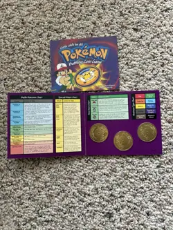 Pokemon Battling Coin Game - 74 Geodude - 99 Kingler - 136 Flareon (Hasbro 1999) - Image 5