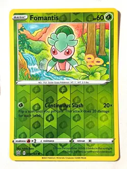 Fomantis 014/163 Reverse Holo Common Battle Styles Pokemon Near Mint NM - Image 1