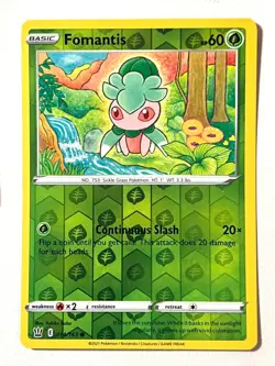 Fomantis 014/163 Reverse Holo Common Battle Styles Pokemon Near Mint NM - Image 3