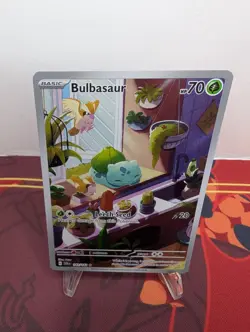 Pokemon TCG, Bulbasaur 143/142 Sv07: Stellar Crown, Near Mint Holofoil - Image 4