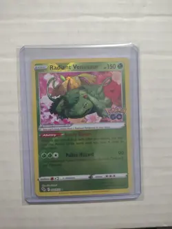 Pokemon TCG - Radiant Venusaur 004/078 Pokemon GO Holo - Image 1