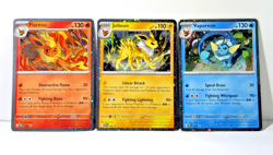 Flareon Vaporeon Jolteon SVP 167 168 169 Pokemon Black Star Promo Cosmos Holo - Image 1