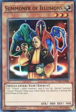 Yugioh Summoner of Illusions FUEN-EN038 Super Rare 1st Edition - Image 1