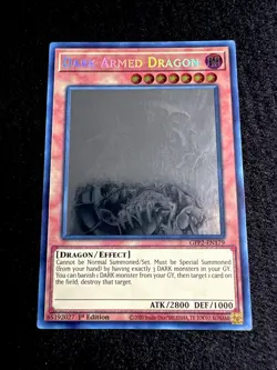 🔥YUGIOH • DARK ARMED DRAGON • GHOST RARE • GFP2-EN179 • 1st EDITION • NM🔥 - Image 2