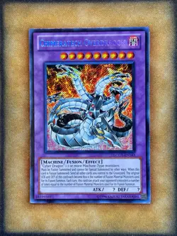 Yugioh Chimeratech Overdragon LCGX-EN183 Secret Rare NM - Image 1