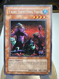 Tribe-Infecting Virus DR1-EN131 MP Rare Unlimited Ed. Dark Revelation 1 Yugioh - Image 1