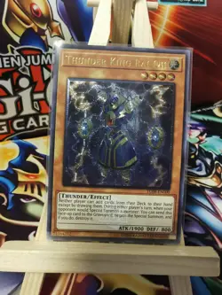CUSTOM Buy 2, get 3rd for free Yugioh Thunder King Rai-Oh NM ULTIMATE RARE - Image 2
