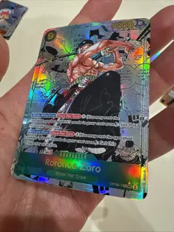 One Piece CCG Roronoa Zoro OP06-118 Manga Alternate Art English Custom Card - Image 3