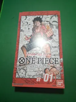 One Piece TCG Factory Sealed Starter Deck ST-01 Straw Hat Crew English Edition - Image 1