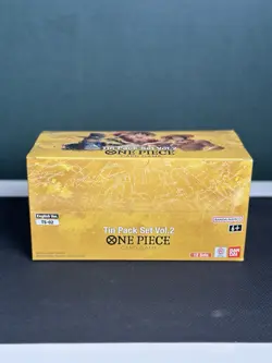 ONE PIECE TIN PACK SET VOL 2 - DISPLAY BOX 12 X - TS02 TS 2 DISPLAY ENG - Image 1