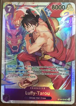 Luffy-Tarou - One Piece Starter Deck 18: PURPLE Monkey.D.Luffy ST18-005 NM/NM+ - Image 1