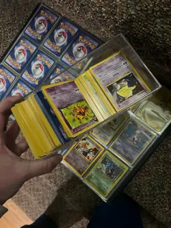 Wotc Pokemon Card Collection Lot Binder Holos Rares Hits Vintage Base Set TCG - Image 2