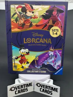 DISNEY LORCANA OFFICIAL COLLECTOR'S GUIDE: SETS 1-4 English New - Image 1