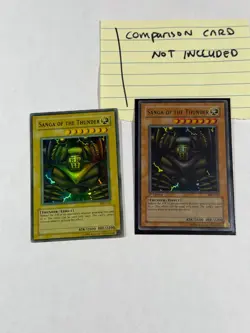 Yugioh Sanga of the Thunder MRD-025 Super Rare Heavy Fade Unlimited NM - Image 2