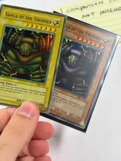 Yugioh Sanga of the Thunder MRD-025 Super Rare Heavy Fade Unlimited NM - Image 3