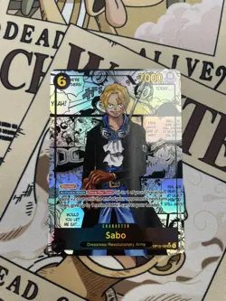2025 ONE PIECE ENGLISH OP13-120 CARRYING ON HIS WILL MANGA ALTERNATE ART SABO - Image 1