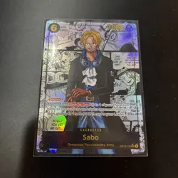 2025 ONE PIECE ENGLISH OP13-120 CARRYING ON HIS WILL MANGA ALTERNATE ART SABO! - Image 1