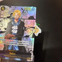2025 ONE PIECE ENGLISH OP13-120 CARRYING ON HIS WILL MANGA ALTERNATE ART SABO! - Image 2