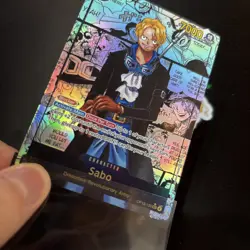 2025 ONE PIECE ENGLISH OP13-120 CARRYING ON HIS WILL MANGA ALTERNATE ART SABO! - Image 5