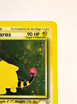 Ampharos 1/64 Holo Rare Pokemon Neo Revelation TCG Card LP - Image 4