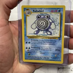 Pokemon Poliwhirl 57/130 - BASE SET 2 - VINTAGE WOTC POKEMON CARD -NM/MT TCG Vtg - Image 1