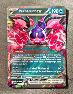 Pokemon TCG Pecharunt EX Holo Double Rare Card 039/064 Shrouded Fable - Image 1