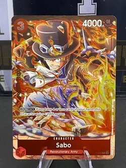 One Piece Promotion Cards - Sabo (Event Pack Vol. 4) P-044 Foil - Full Art Promo - Image 1